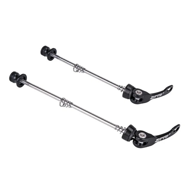 ZTTO JYK2 Cycling Wheel Hub Quick Release Lever Aluminum Alloy Front Rear Skewer Set - Black