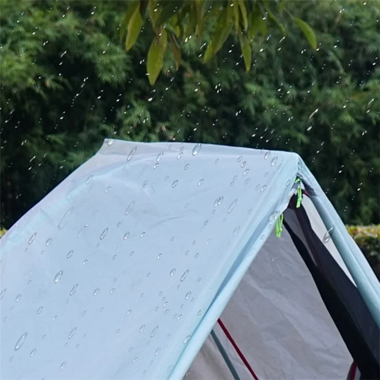 Waterproof 210D Oxford Cloth+Aluminum Alloy Pole Anti-mosquito Single Person Outdoor Camping Cot Bed Tent - Camel