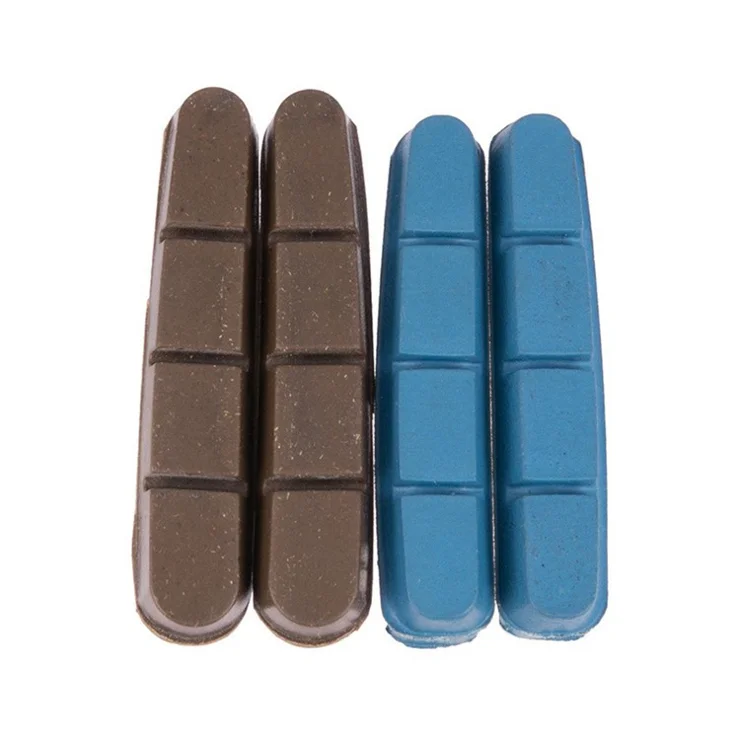 ZTTO SCP4 1 Pair Road Bike Brake Pad Cork Brake Block Bicycle Parts - Blue