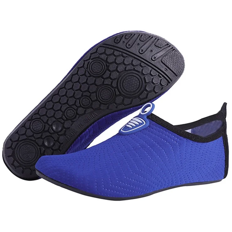 A002 1 Pair Water Shoes Barefoot Aqua Yoga Socks Swim Surf Shoes - Blue / 42-43