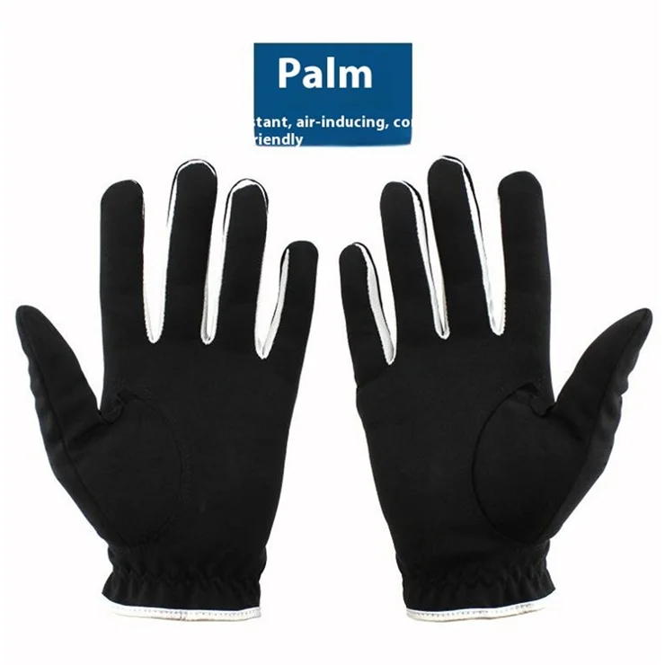 GOG 1Pc Men Golf Glove Soft Microfiber Breathable Sports Gloves for Left / Right Hand - Left Hand / Size 25