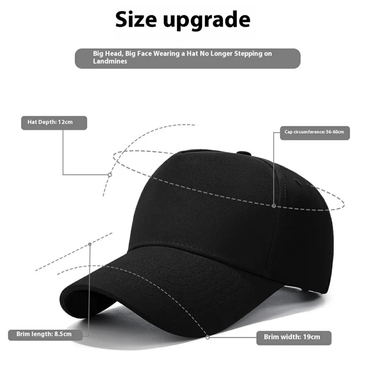Wholesale Men Women Baseball Cap Fashion Plain High Crown Sunproof