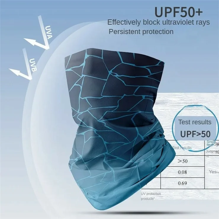 YD Outdoor Fishing Ice Silk Face Mask Anti-UV Cycling Neck Gaiter, 25*50cm - YD-1033