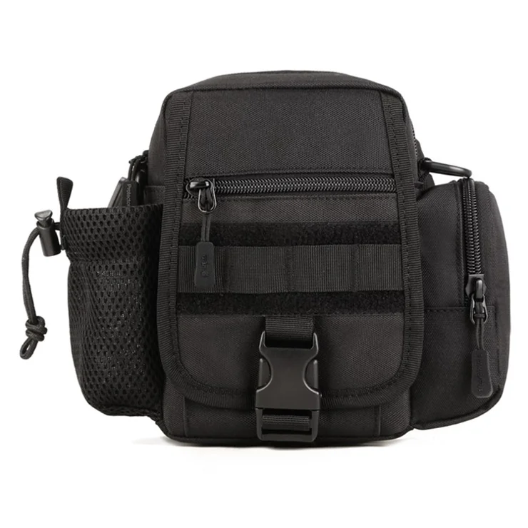 PROTECTOR PLUS Y117 Cycling Waist Bag Water Bottle Holder Tactical Fanny Pack - Black