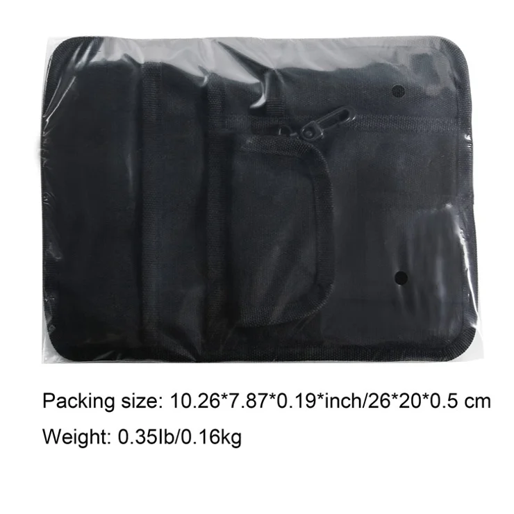 831201 20.5x25.5cm Canvas Belt Pouch Waiter Waist Bag Outdoors Repair Tools Bag - Pink