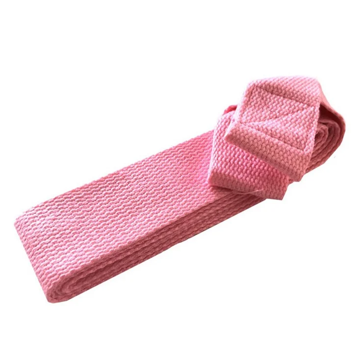 JH8747 Yoga Mat Strap Sling Cotton Adjustable Yoga Pad Carrier, 160x3.8cm - Pink