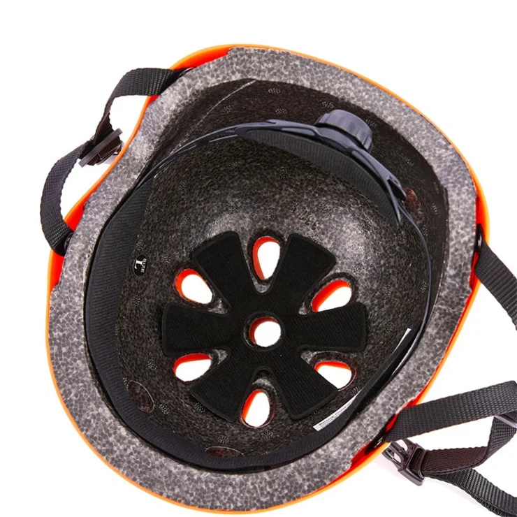331-3 Adjustable Skateboard Helmet for Adult Kids Head Protector Sports Safety Helmet - Black/S