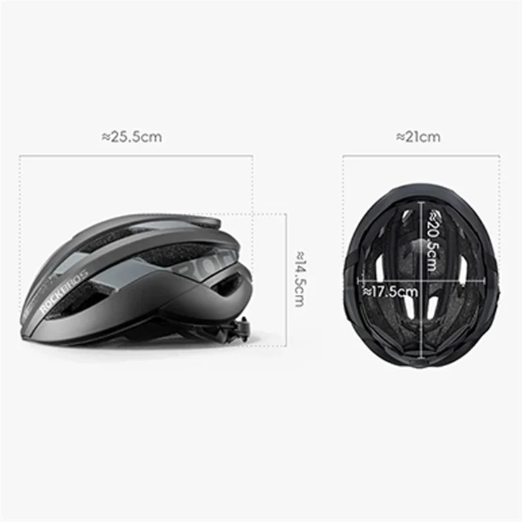 ROCKBROS LK-12 Shock-Absorbed PC+EPS Helmet Cycling Head Protection Helmet (CE) - Matte / Green