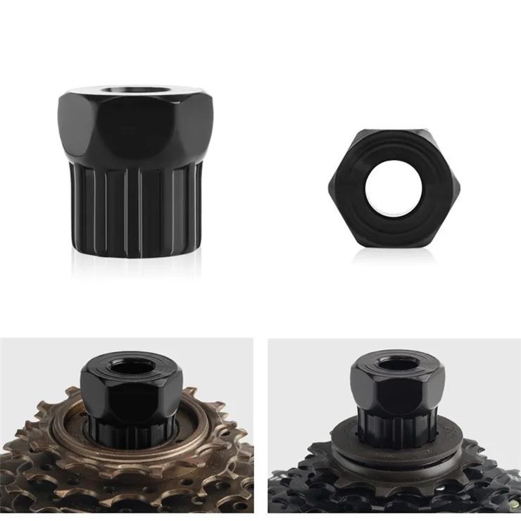 RIDERACE RN1873 Mountain Bike Flywheel Sleeve Bicycle Maintenance and Repair Tool - Black