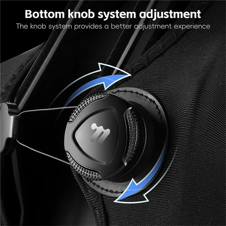 WEST BIKING Bicycle Seat Cover Silicone Memory Sponge Saddle Cushion Pad with Adjust Knob - Stripe Grey