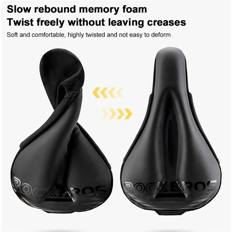 ROCKBROS Bike Cycling Saddle Cover Shock-absorption Silicone Bicycle Seat Cushion - Style 38210032001