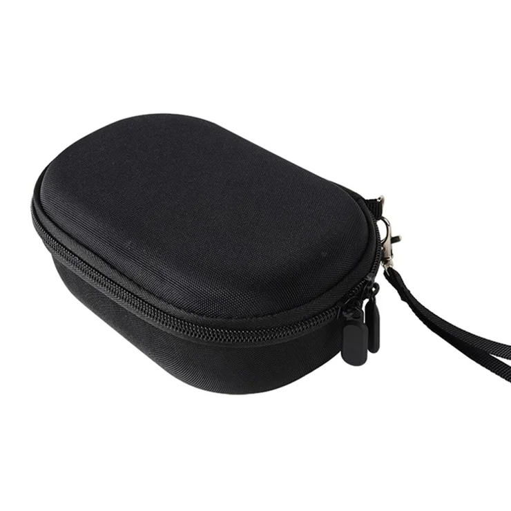 For JBL Clip 5 Bluetooth-compatible Speaker Storage Bag with Silicone Protective Case Set - Black + Black