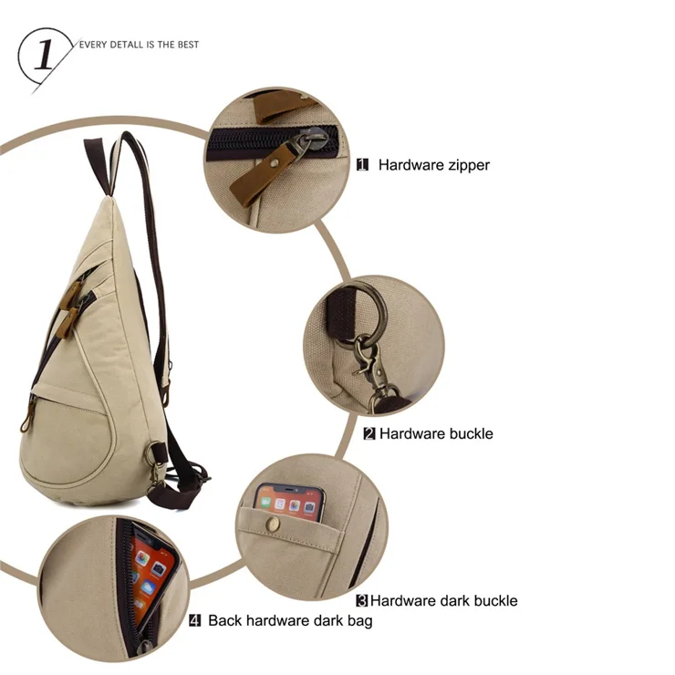 DAVIDNILE KL5078 Multifunctional Casual Shoulder Bag