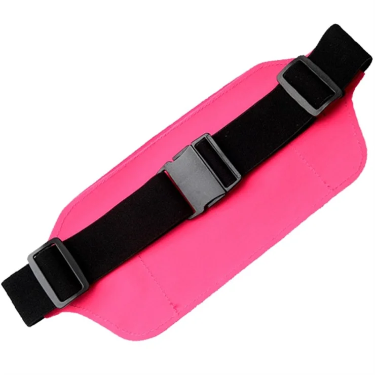 Waterproof Polyester Sports Waist Bag Daypack for Outdoor Running, Hiking, Cycling - Black