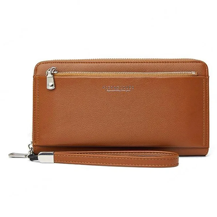 PIERRE LOUES PL815-25 Women Long Wallet PU Leather Phone Storage Clutch Bag - Green