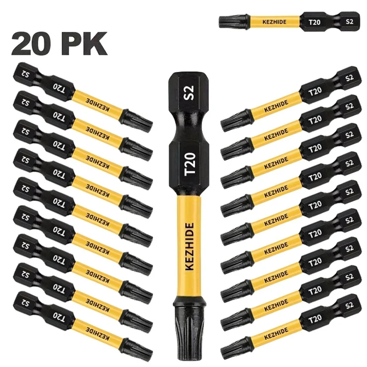Xeiophoy Premium 20PCS CNC Machined Drill Bit Set, Metric & SAE Hex Set