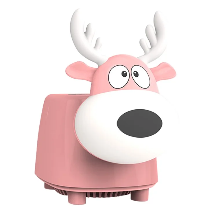 TB-102S Cute Shape Bedroom Bedside LED Night Light Bluetooth-compatible Speaker Ambient Light for Home Decoration - Pink