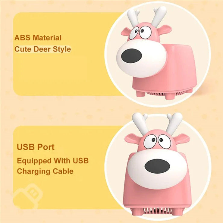 TB-102S Cute Shape Bedroom Bedside LED Night Light Bluetooth-compatible Speaker Ambient Light for Home Decoration - Pink
