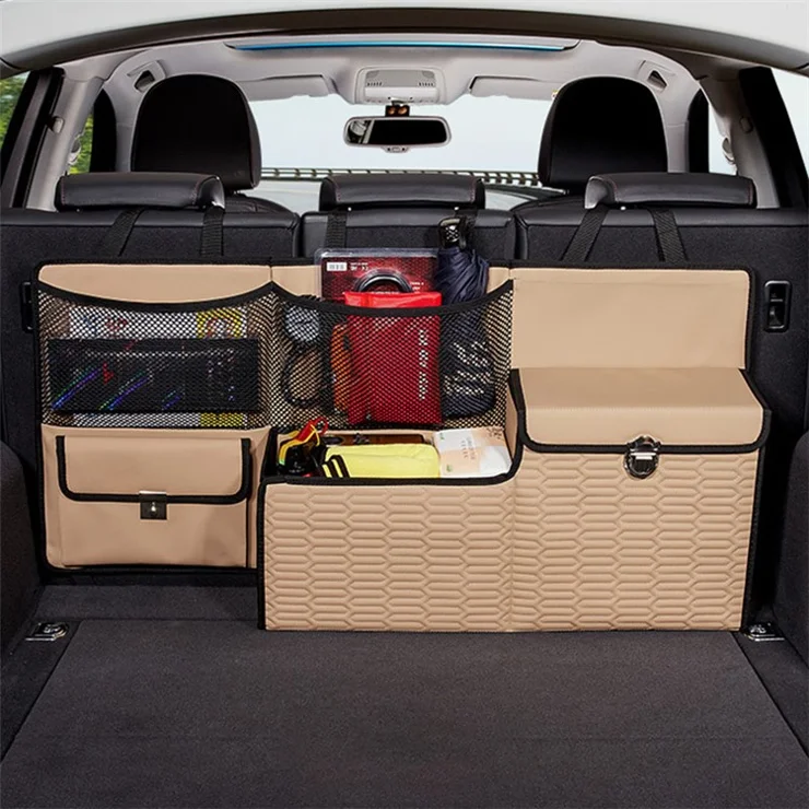 Car Trunk Organizer Box Large Capacity Auto Multiuse Tools