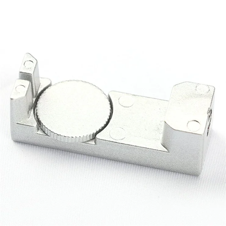 Metal Watch Band Strap Link Pin Remover Watchmakers Repair Tool Kit with 3 Extra Pins - Silver