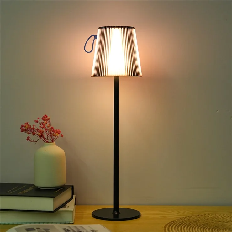 ML-G08 Wireless Magnetic Desktop Lamp Cordless USB-C Port Rechargeable Night Light - Black