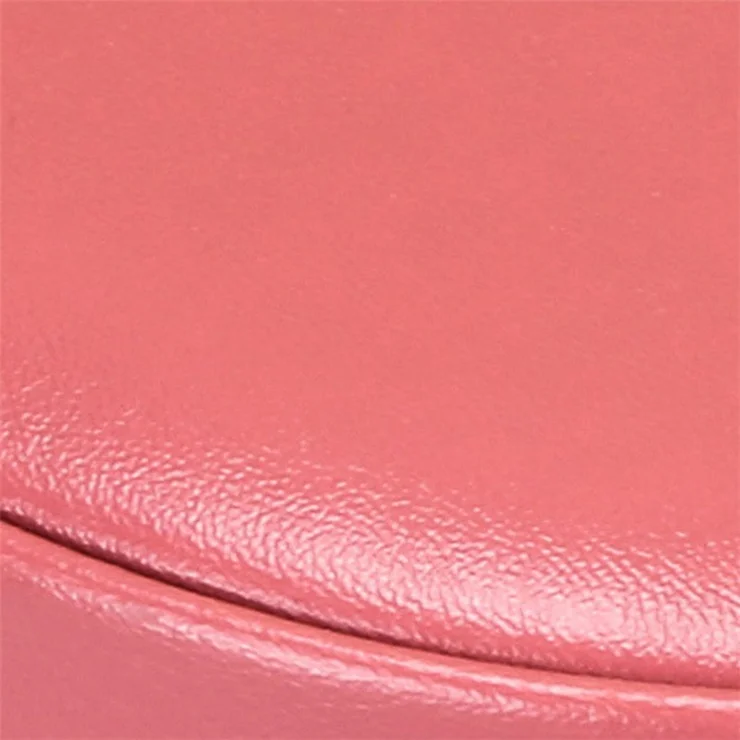 sp01172 Round Jewelry Box Rings Earrings Organizer PU Leather Travel Jewelry Storage Case with Ear Studs Tray - Pink