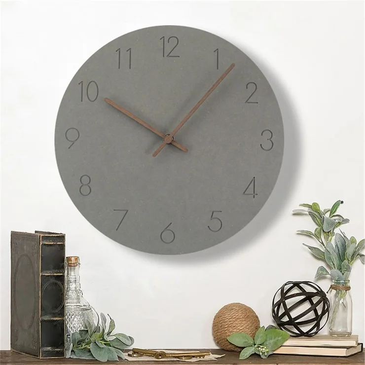 Venta al por mayor de 29x29cm Reloj de Pared de Estilo Nórdico