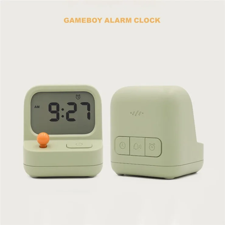 MUID H-C-08 Game Console Shape Kids Alarm Clock Digital Alarm Clock for Bedroom Cute Bedside Clock