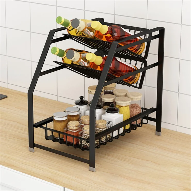 Wrought Iron Spice Rack Best 4 Tier Spice Rack Organizer Kitchen Panel