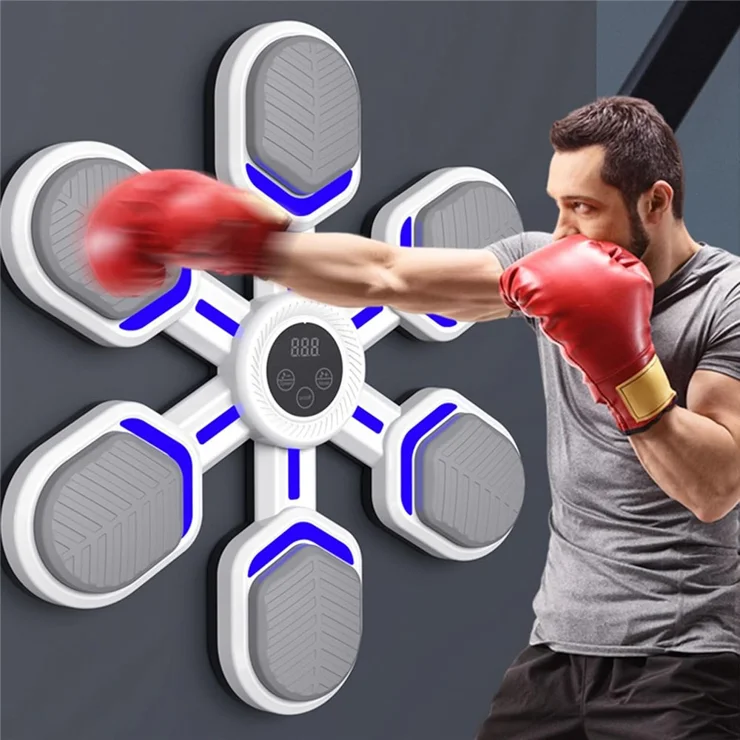 Music Boxing Trainer Elettronico Con Bersaglio A Muro, Per Allenamento Pugilistico A Ritmo Di Musica