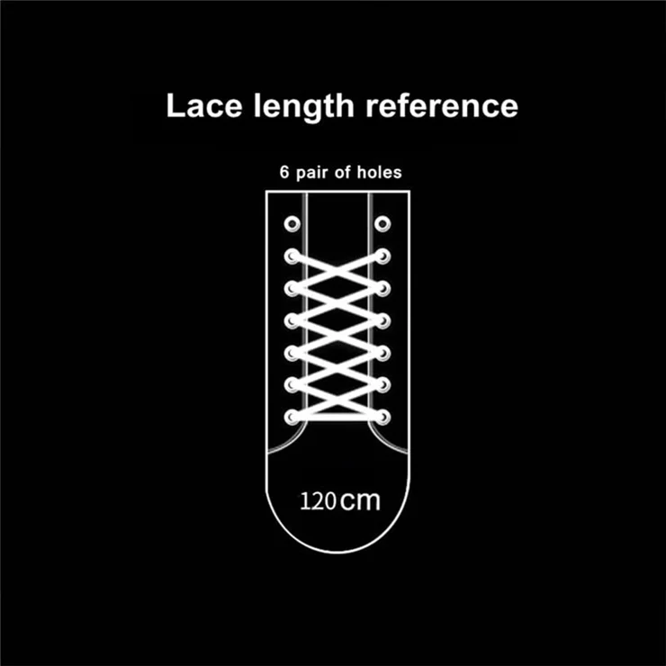 Pair 120cm Martin Boots Hiking Shoe Laces Round Wear