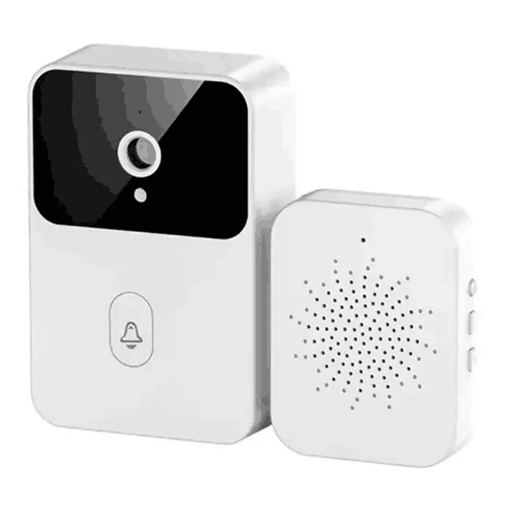 ML005 Tuya Smart Doorbell WiFi Camera Two-Way Audio Call Door Bell Pet Monitor - White