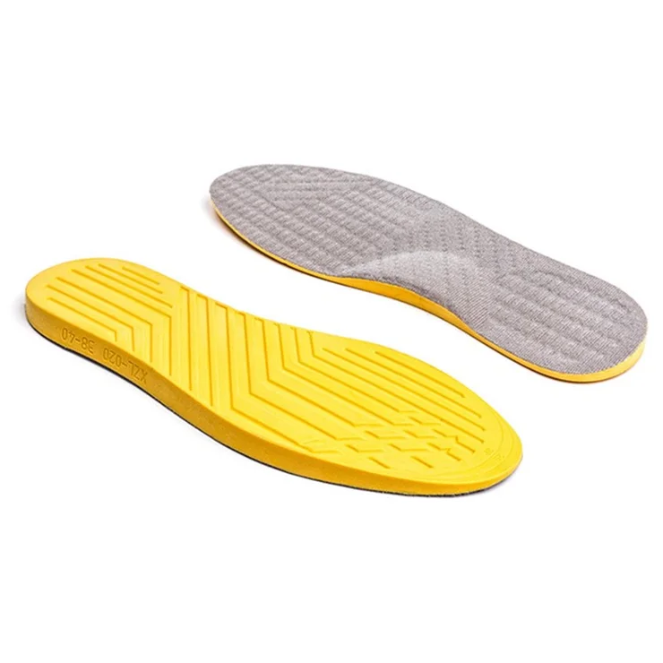 1 Pair Orthopedic Insole Arch Support for Flat Feet Plantar Fasciitis Pads - Black / 39-40