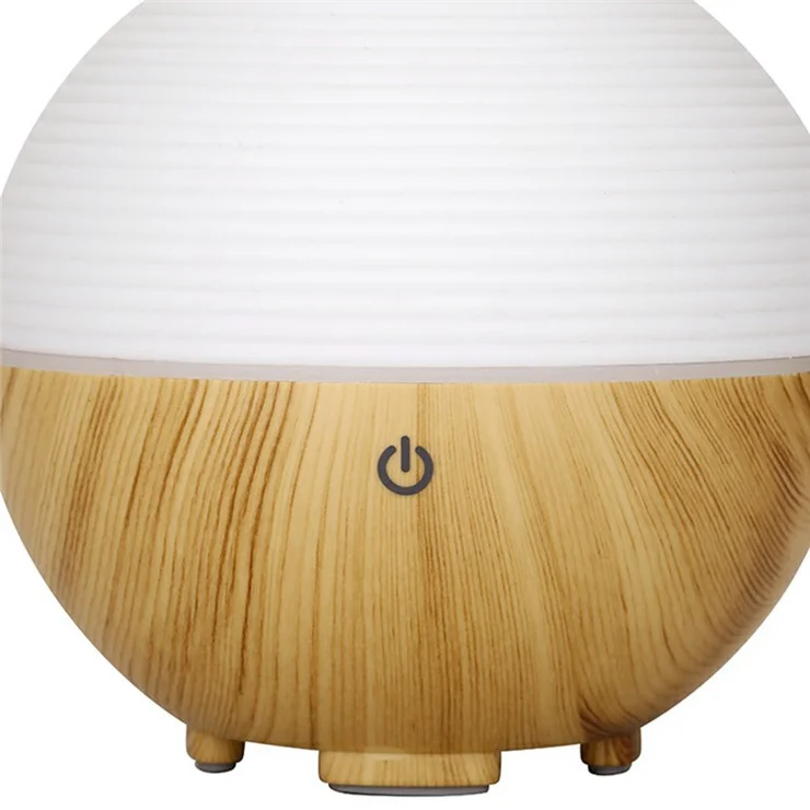 160ML Desktop Humidifier Quiet Essential Oil Diffuser with Ambient Night Light for Bedroom Office - Style A-Black / UK Plug