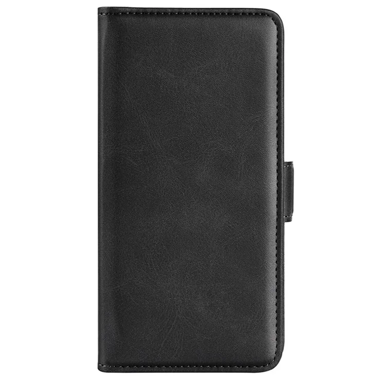 For Honor 70 Pro 5G PU Leather Wallet Stand Case Dual Magnetic Clasp Protect Shockproof Inner TPU Flip Cover - Black