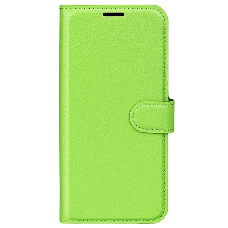PU Leather Stand Phone Case for Huawei nova 10 4G, Litchi Texture Anti-wear Drop-proof Wallet Style Folio Flip Cover - Green
