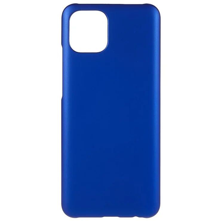 Phone Back Cover for Samsung Galaxy A03 (166.5 x 75.98 x 9.14mm), Rubberized Glossy Surface Non-slip Anti-scratch Cell Phone Case - Blue