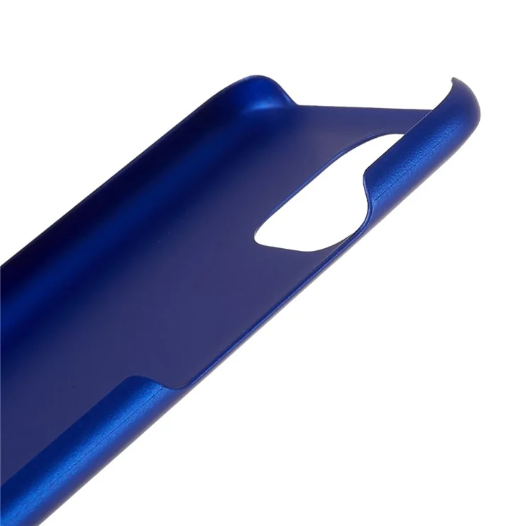 Phone Back Cover for Samsung Galaxy A03 (166.5 x 75.98 x 9.14mm), Rubberized Glossy Surface Non-slip Anti-scratch Cell Phone Case - Blue