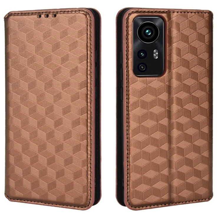 GOKEN Cover per Xiaomi Redmi Note 12S 4G, Custodia Folio in Pelle Flip Wallet Libro Case con Portafoglio, Premium PU/TPU Magnetica Cover con Supporto di Stand/Carte Slot Rosso