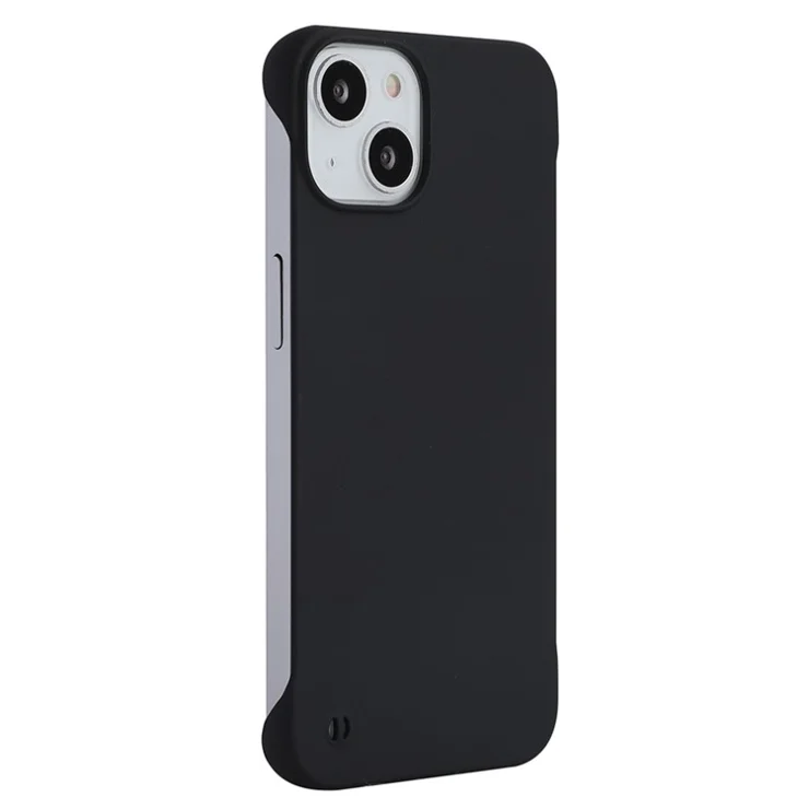 ENKAY HAT PRINCE for iPhone 14 Plus Hard PC Phone Case Rubberized Matte Phone Back Cover - Black