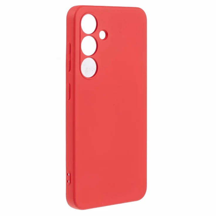 X-LEVEL For Samsung Galaxy S23 FE Phone Case Liquid Silicone Texture Soft TPU Phone Cover - Red