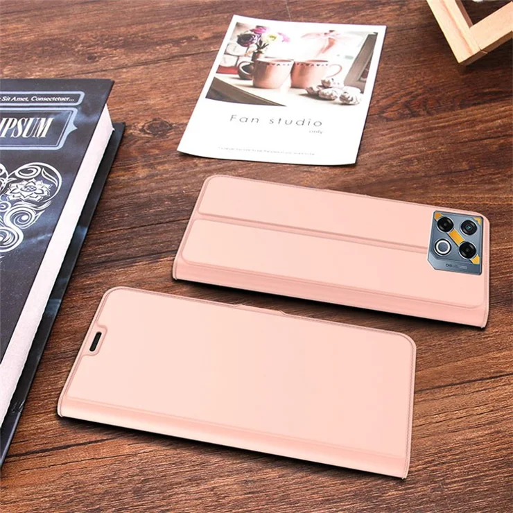 For Infinix GT 20 Pro 5G Case PU Leather Flip Protective Phone Cover Card Slots Holder - Rose Gold