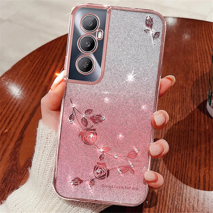 KADEM For Realme C65 4G TPU Phone Case Flower Gradient
