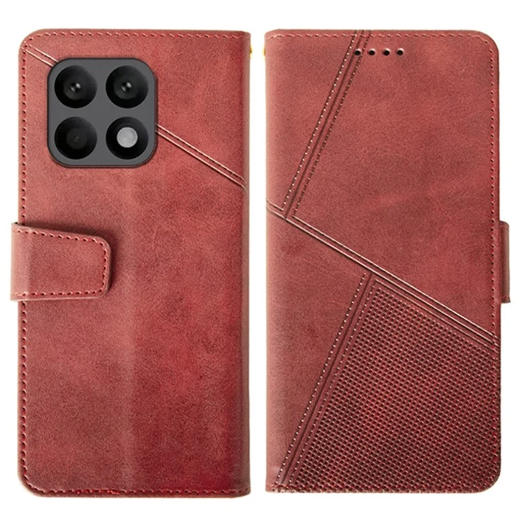 IDEWEI For Xiaomi Poco F6 Pro 5G / Redmi K70 5G / K70 Pro 5G Case Wallet PU Leather Phone Cover - Red