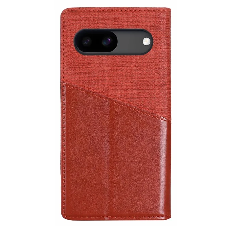MUXMA MX109 For Google Pixel 8a RFID Blocking Folio Flip Phone Case Stand Cover - Red