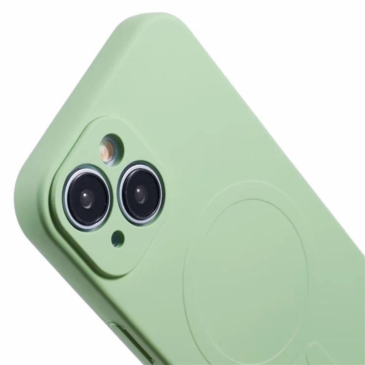 For iPhone 13 mini Case Shockproof TPU Phone Cover Compatible with MagSafe - Matcha Green