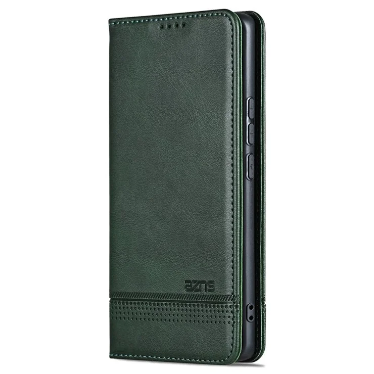 AZNS For vivo X100s 5G Case Magnetic Auto Closing PU Leather Phone Wallet Cover - Green