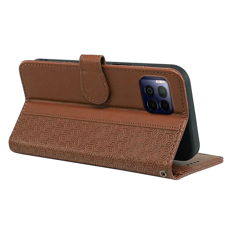 For T-Mobile REVVL 7 Pro / T Phone 2 Pro 5G Case Wallet Leather Phone Cover - Brown