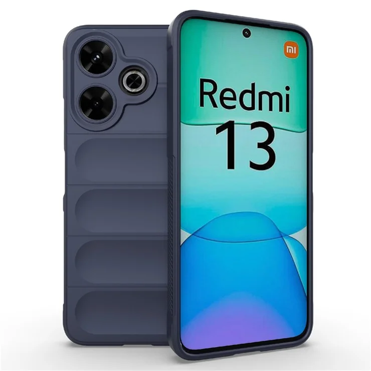 For Xiaomi Redmi 13 5G / 13 4G / Redmi Note 13R 5G Case TPU Protective Back Cover - Dark Blue