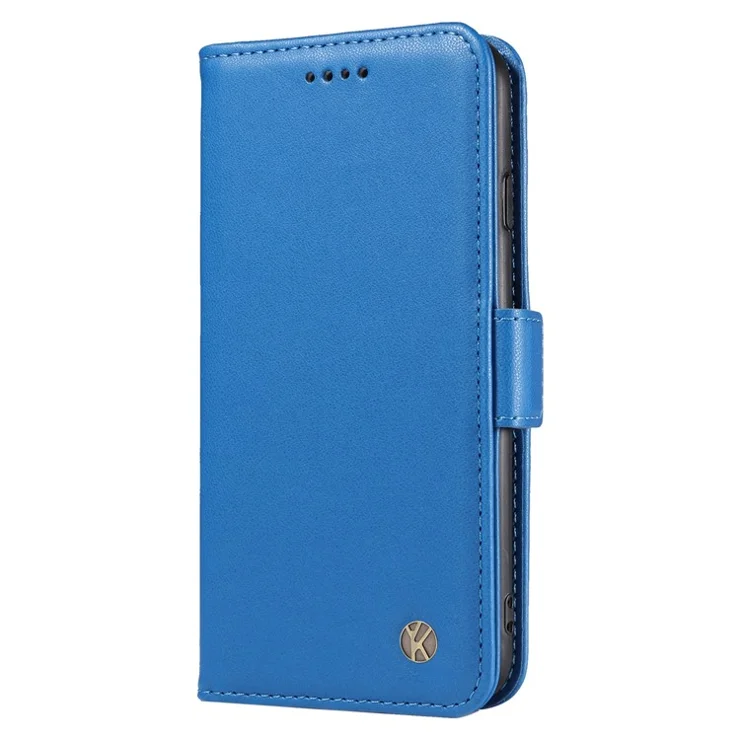 YIKATU YK-003 For Xiaomi Poco F6 Pro 5G / Redmi K70 5G / K70 Pro 5G Wallet Case PU Leather Phone Cover - Sky Blue